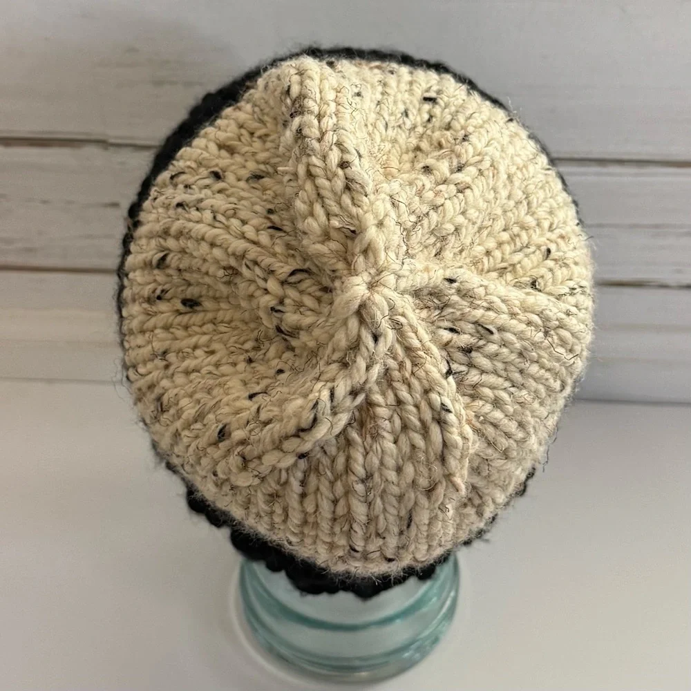 Hand-Knit Colorblock Beanie | Artisan Made